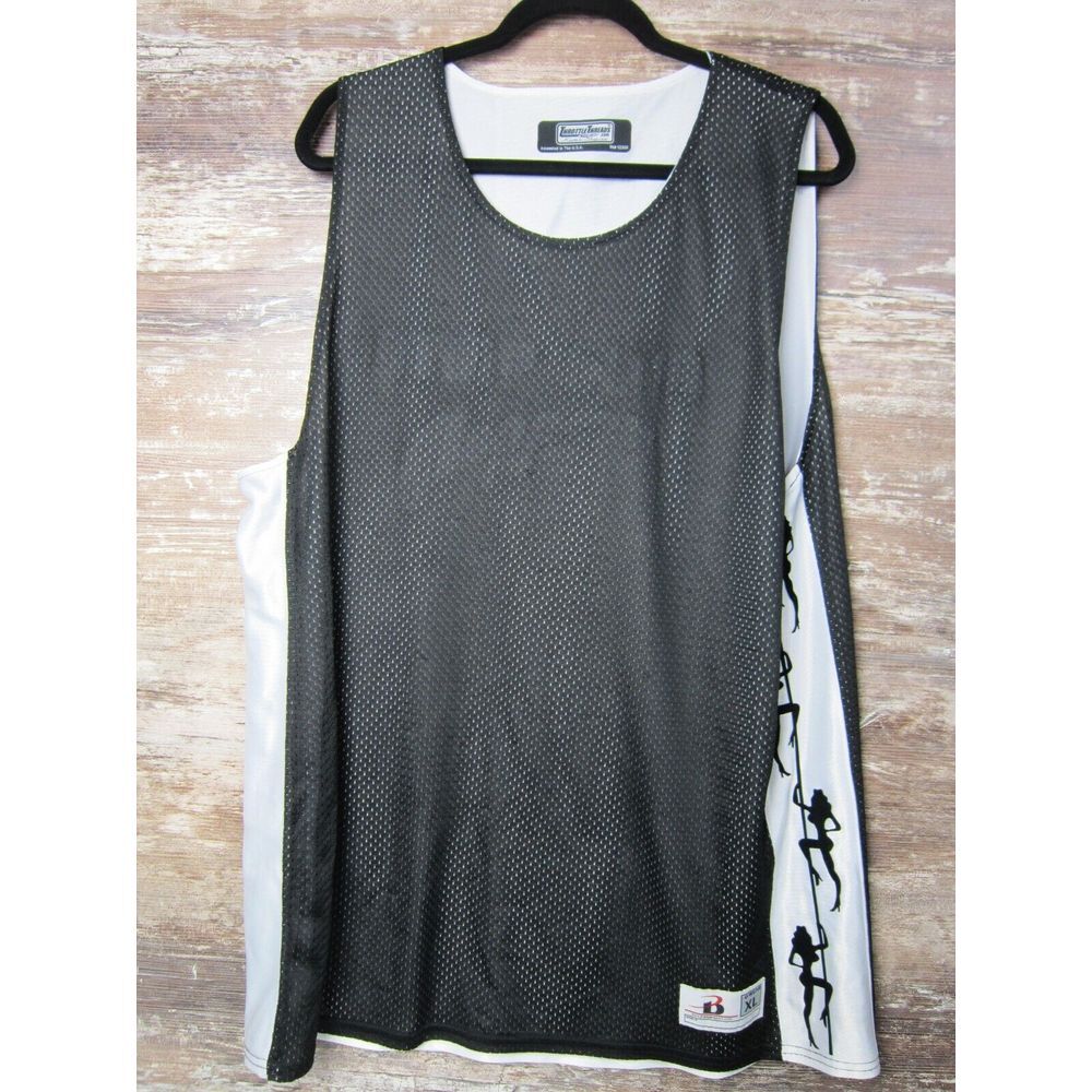 Throttle Threads Mens Tank Top Shirt XLarge Black Jersey